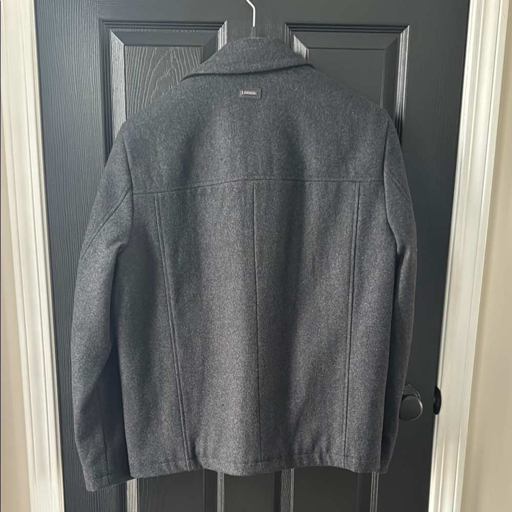 Calvin Klein Gray Pea Coat - Picture 3 of 3